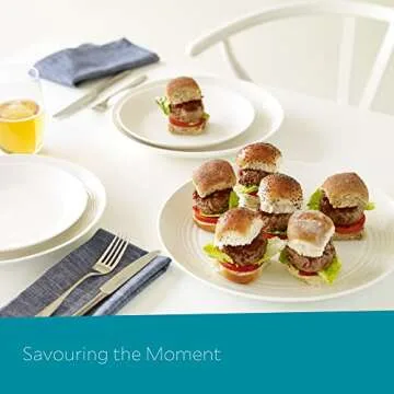 Royal Doulton Maze White Dinnerware Set 16-Piece