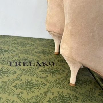 Trelako Women's Stylish Knee High Boots for Wider Calves