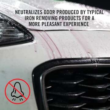 Turtle Wax 53759 Hybrid Solutions All Wheel Cleaner and Iron Remover, Rapid Removal of Surface Contaminants, Brake Dust and Rust, Safe for All Vehicle Paint, Low Odor Formula, 23 Oz. (Pack of 1)