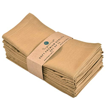 Fingercraft Cloth Napkins - 12 Pack Premium Quality for Every Occasion