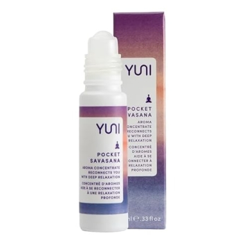 YUNI Beauty Essential Oil Roll-on for Stress Relief (0.33oz) Pocket Savasana Aroma Concentrate with ...
