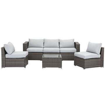Wisteria Lane Outdoor Patio Furniture Set for Elegance