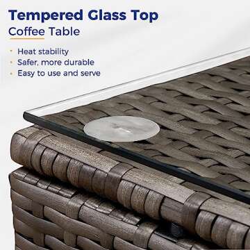 Wisteria Lane Outdoor Patio Furniture Set for Elegance