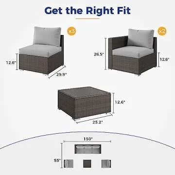 Wisteria Lane Outdoor Patio Furniture Set for Elegance