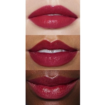 e.l.f. O Face Satin Lipstick, Richly Pigmented, Nourishing & Long-Lasting Creamy Lipstick, Infused With Jojoba, Vegan & Cruelty-Free, Loud AF