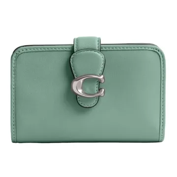 Stylish Coach Women's Tabby Medium Wallet in Aquamarine Color