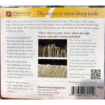 PW12 Flexcut SlipStrop Polish and Deburring Your Razor Edge Tools