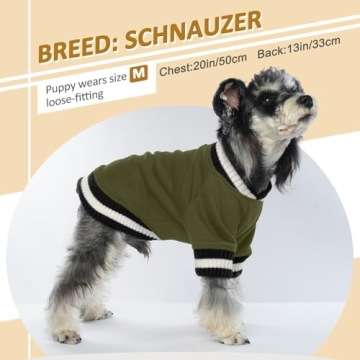 FUAMEY Dog Pullover Sweatshirt for Cold Weather Comfort