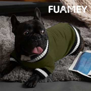 FUAMEY Dog Pullover Sweatshirt for Cold Weather Comfort
