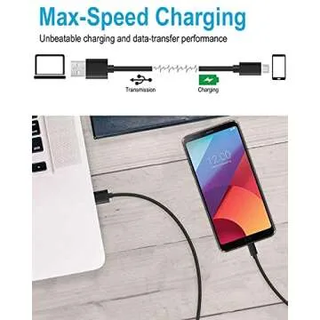 DEEGO Micro USB Cable,15Ft Extra Long PS4 Controller Charger Cable,Enduring Android Charging Cord Fit for Samsung Galaxy S7 Edge S6,Note 5,Note 4,Moto G5,Android Phone,Kindle Fire,Black