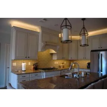 Inspired LED Super Deluxe Pro Series 21 LED Kit w/Inline dimmer | Under Cabinet Lighting | 24 Watt 12V DC | Warm White ~3000 K 145 lm/ft