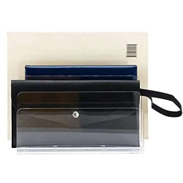 Sooyee File Organizer for Desk - Clear Acrylic Design