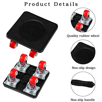 Richo Heavy Duty Furniture Dollies Set for Easy Moving