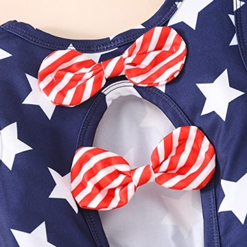 Popshion 4th of July Dress for Kids Comfortable Celebration Dress