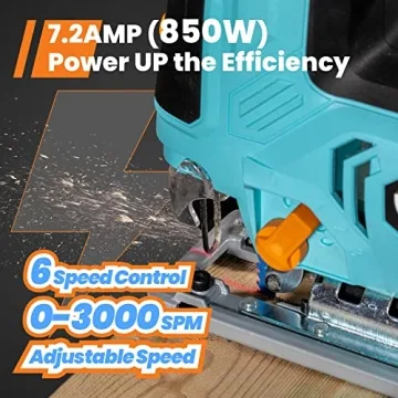Powerful GoGonova 7.2AMP Jig Saw with Laser Guide