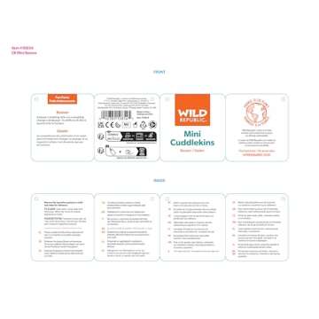 Wild Republic Beaver Plush, Stuffed Animal, Plush Toy, Gifts for Kids, Cuddlekins 8 Inches,Multi