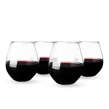 Exquisite Spiegelau Stemless Wine Glass Set - Lead-Free Crystal