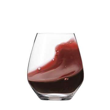 Exquisite Spiegelau Stemless Wine Glass Set - Lead-Free Crystal