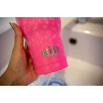 Beast 30 oz Tumbler Stainless Steel Vacuum Insulated Coffee Ice Cup Double Wall Travel Flask (Cupcake Pink)