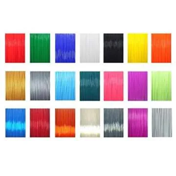 20Pack Filament 3D Printer 1.75mm, Gotd 32ft Bright Filament ABS Modeling Stereoscopic 3D Printing /Drawing Pen, 3D Printer and more, 32FT,