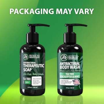 Antibacterial Body Wash - Antibacterial Soap And Tea Tree Body Wash For Jock Itch, Athletes Foot, Ec...