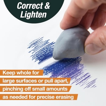 Faber-Castell Kneaded Erasers Pack for Artists - 4 Large Grey