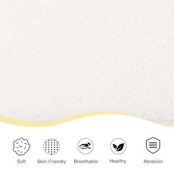 Halitaa White Storage Bench Ottoman, Sherpa Ottoman Bench with Storage, Boucle Modern Storage Bench for End of Bed Queen Size, Bedroom, Living Room, 45''L