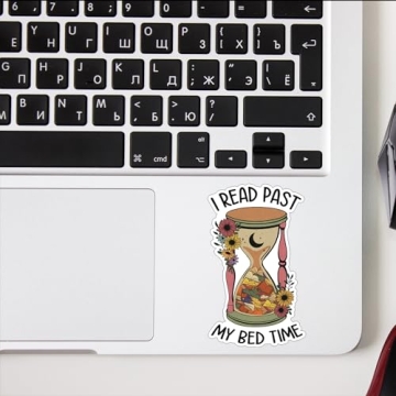 Funny I Read Past My Bedtime Book Lover Decal Stickers