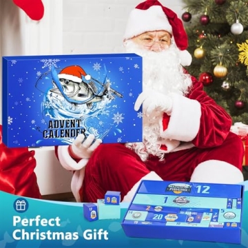 Fishing Advent Calendar 2024 for Men and Boys