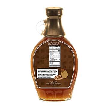 Green Jay Gourmet Sugar Free Maple Praline Syrup - No Sugar Premium Breakfast Syrup with Maple, Butt...