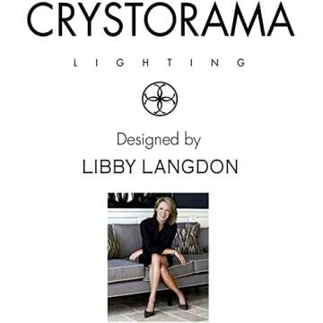 Crystorama Libby Langdon Sylvan 1 Light Polished Nickel Sconce