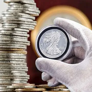 SPLF Clear Coin Capsules 32pcs Adjustable Gasket Holder