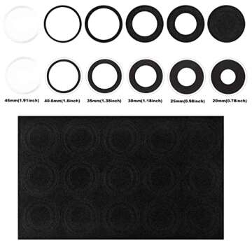 SPLF Clear Coin Capsules 32pcs Adjustable Gasket Holder