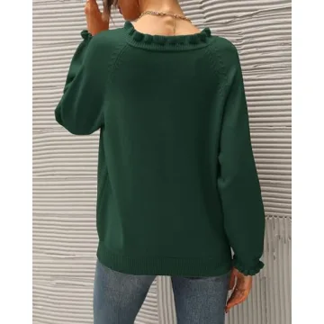BTFBM Women's Cozy Knit Sweater for Fall & Winter