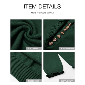 BTFBM Women's Cozy Knit Sweater for Fall & Winter