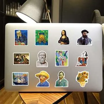 Artistic Van Gogh Stickers for Creative Personalization