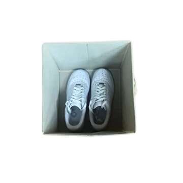 Amazon Basics Cube Organizer Storage Bins Handles, Collapsible Fabric, Pack of 6, 10.5"x10.5"x11", White