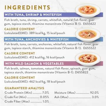 Purina Fancy Feast Lickable Wet Cat Food Broth Complement Classics Collection Variety Pack - (Pack of 12) 1.4 oz. Pouches