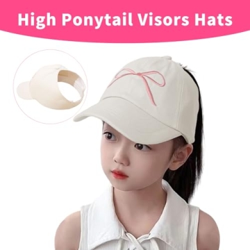 Kids Baseball Hat Visor for Girls Age 3-8 Years