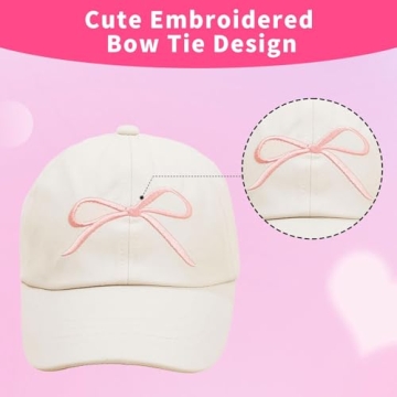 Kids Baseball Hat Visor for Girls Age 3-8 Years