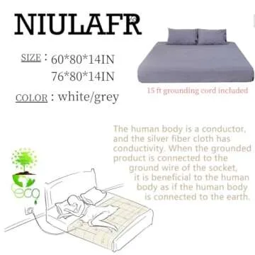 Grounding Fitted Sheet for Efficient Sleep and Stress Reduction