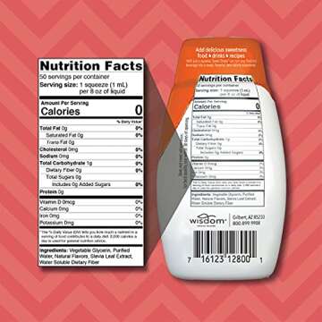 SweetLeaf Sweet Drops - Flavored Stevia Liquid Sweetener, Stevia Extract, Zero Calories, Gluten Free...