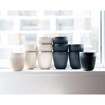 HuskeeCup 4-Pack - Sustainable Coffee Cups for Eco-Lovers