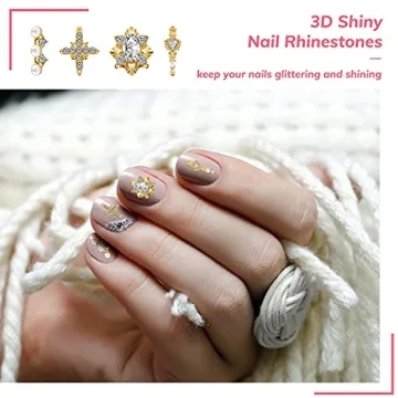 Maitys 48 Nail Rhinestones for Stunning Nail Art