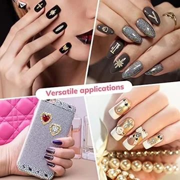 Maitys 48 Nail Rhinestones for Stunning Nail Art