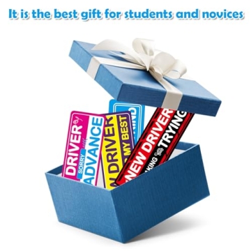 Humor & Safety with Student Driver Magnetic Car Stickers