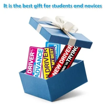 Humor & Safety with Student Driver Magnetic Car Stickers