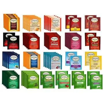 Twinings Tea Bags Sampler Box - 80 Count Gift Set