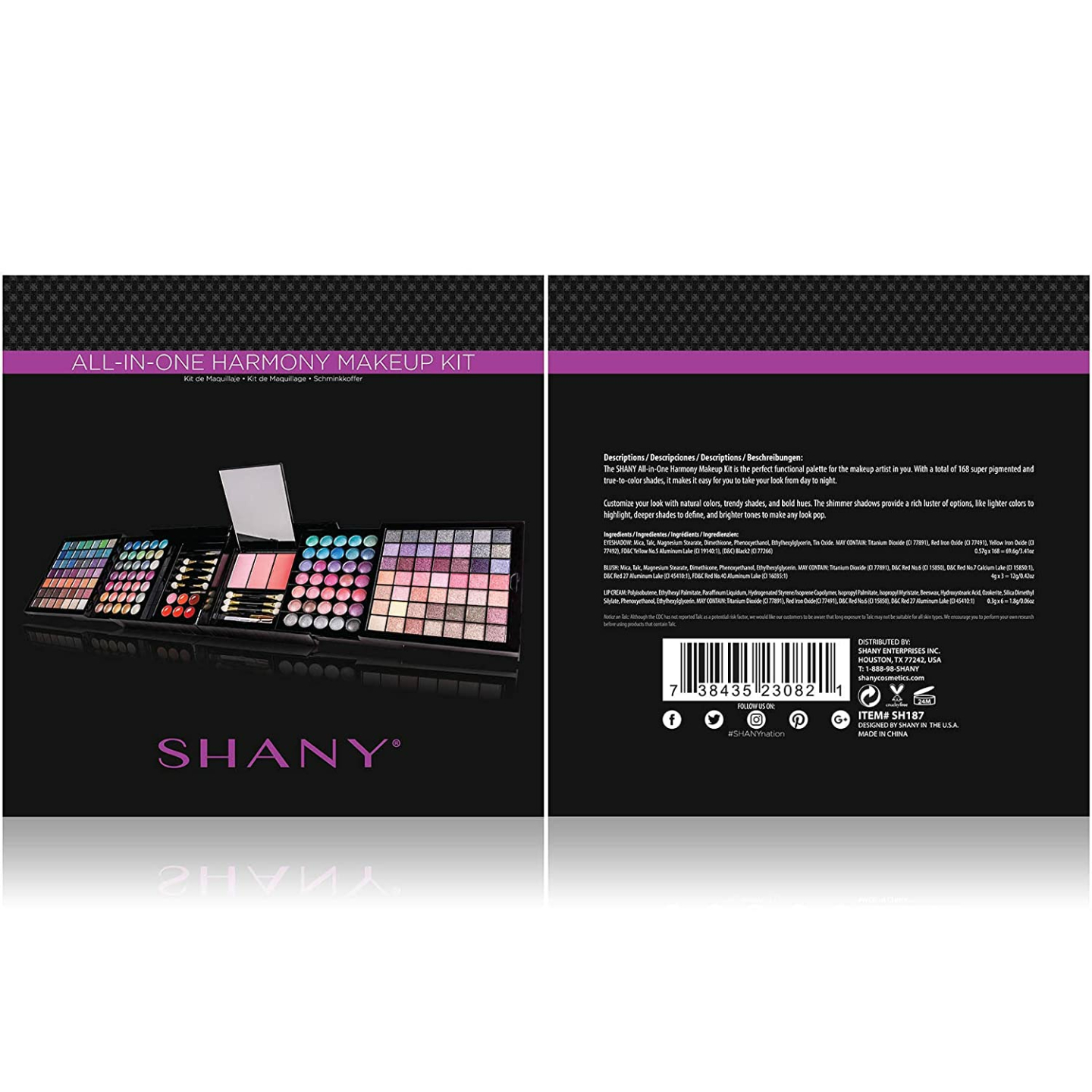 SHANY All In One Harmony Makeup Kit - Colorful Edition