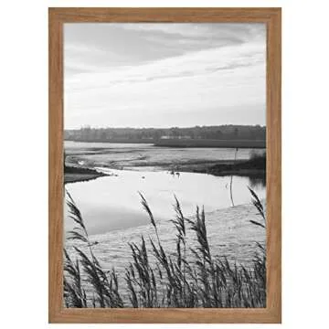 MCS Museum Poster Frame 20x28 Medium Oak Woodgrain - Elegant Wall Hanging for Photos and Art